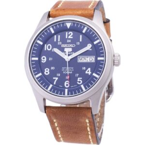 Seiko 5 Sports SNZG11K1-var-LS17 Automatic Brown Leather Strap Men's Watch