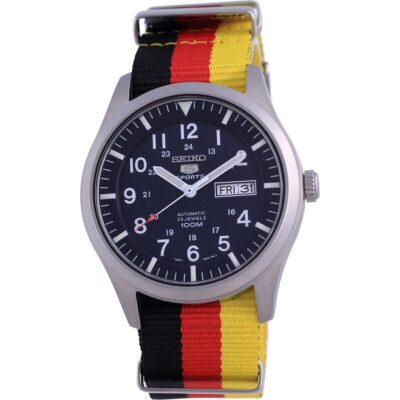 Seiko 5 Sports Automatic Polyester SNZG11K1-var-NATO26 100M Men's Watch