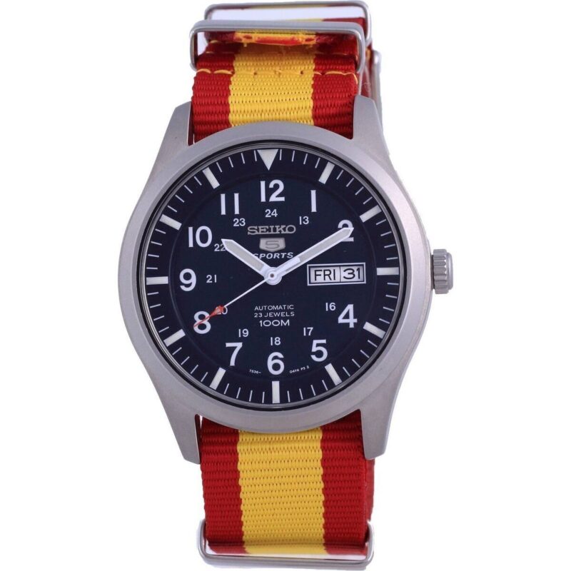 Seiko 5 Sports Automatic Polyester SNZG11K1-var-NATO29 100M Men's Watch