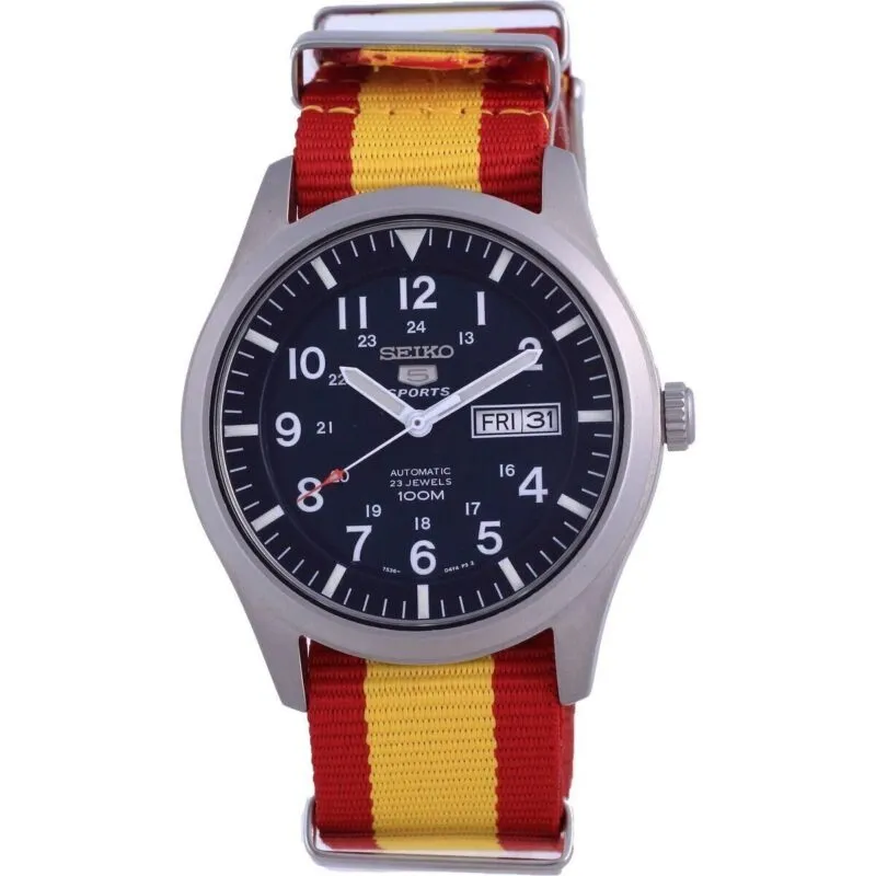 Seiko 5 Sports Automatic Polyester SNZG11K1-var-NATO29 100M Men's Watch