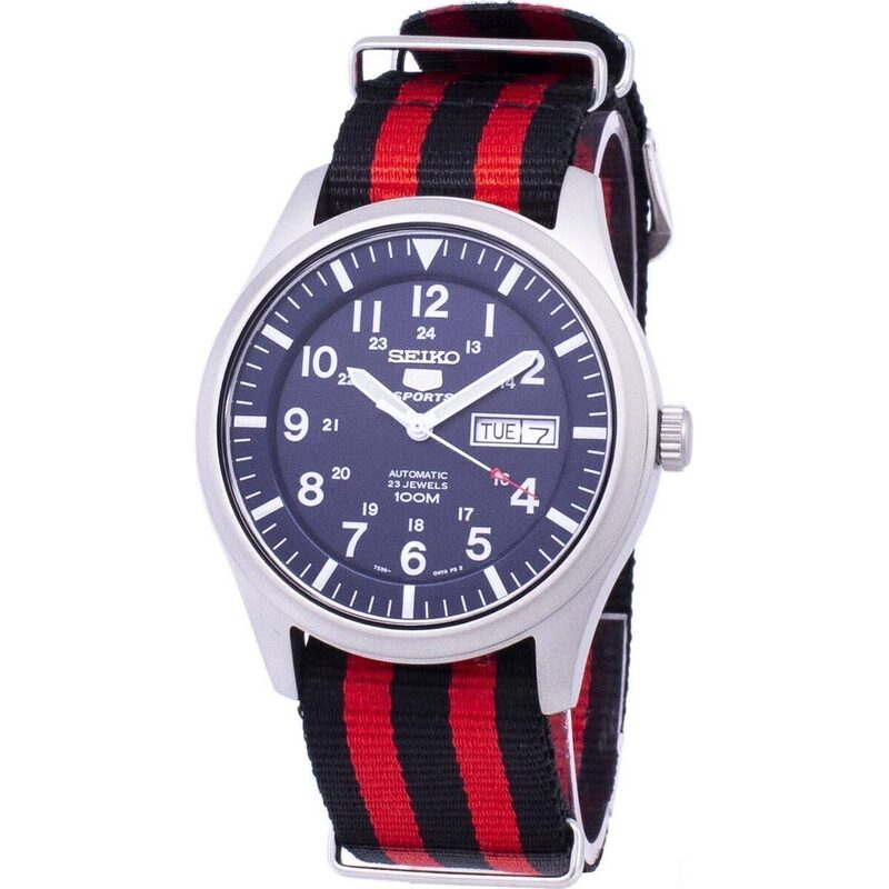 Seiko 5 Sports Automatic Nato Strap Snzg11k1-var-nato3 Men's Watch
