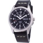 Seiko 5 Sports SNZG15K1-var-LS14 Automatic Black Leather Strap Men's Watch