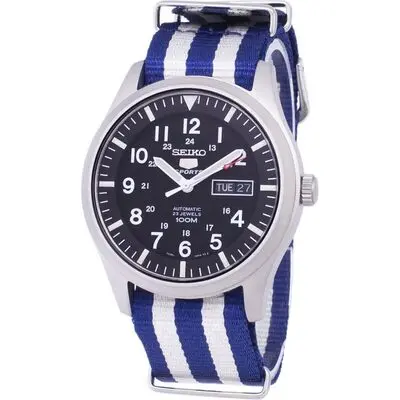 Seiko 5 Sports Automatic Nato Strap SNZG15K1-var-NATO2 Men's Watch