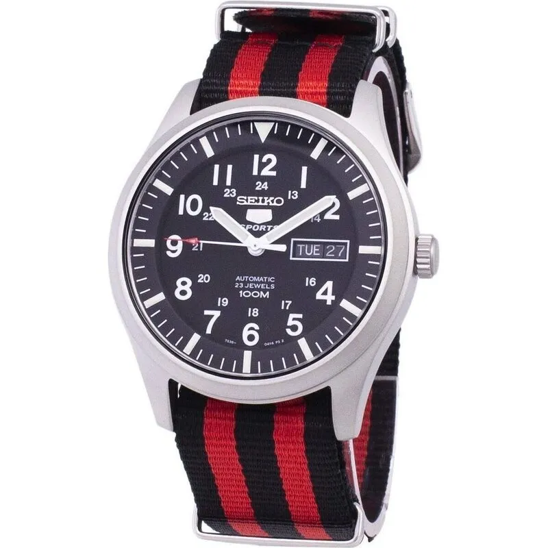 Seiko 5 Sports Automatic Nato Strap SNZG15K1-var-NATO3 Men's Watch