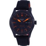 Seiko 5 Sports Flieger Nylon Black Dial Automatic SRPH33K1 100M Men's Watch