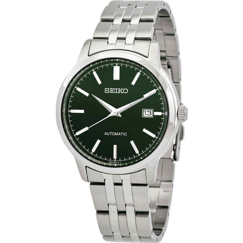 Seiko Discover More Stainless Steel Green Dial 23 Jewels Automatic SRPH89K1 100M Men's Watch