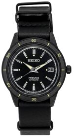 Seiko Presage Style60s Black Dial Automatic SRPH95 SRPH95J1 SRPH95J Men's Watch