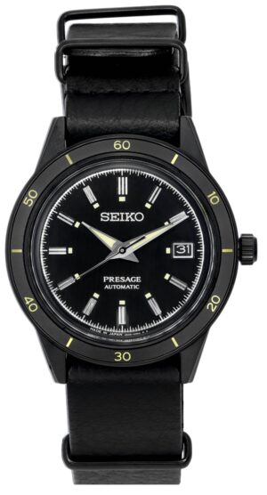 Seiko Presage Style60s Black Dial Automatic SRPH95 SRPH95J1 SRPH95J Men's Watch