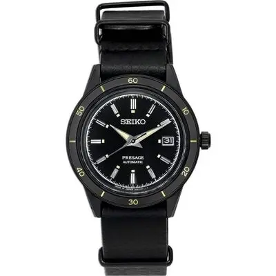 Seiko Presage Style60s Black Dial Automatic SRPH95 SRPH95J1 SRPH95J Men's Watch