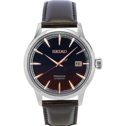 Seiko Presage Cocktail Time Purple Sunset Star Bar Limited Edition Multicolor Dial Automatic SRPK75J1 Men's Watch