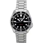 Seiko 5 Sports SKX Redux Stainless Steel Black Dial Automatic SRPL85K1 100M Men's Watch