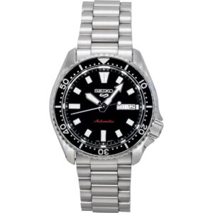 Seiko 5 Sports SKX Redux Stainless Steel Black Dial Automatic SRPL85K1 100M Men's Watch
