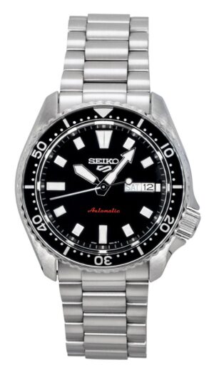 Seiko 5 Sports SKX Redux Stainless Steel Black Dial Automatic SRPL85K1 100M Men's Watch