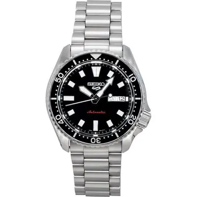 Seiko 5 Sports SKX Redux Stainless Steel Black Dial Automatic SRPL85K1 100M Men's Watch