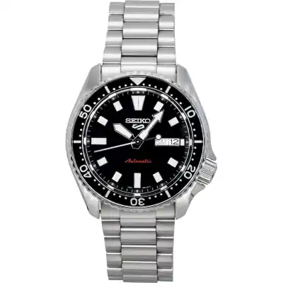 Seiko 5 Sports SKX Redux Stainless Steel Black Dial Automatic SRPL85K1 100M Men's Watch