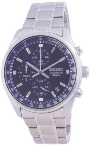 Seiko Chronograph Quartz SSB377 SSB377P1 SSB377P 100M Men's Watch