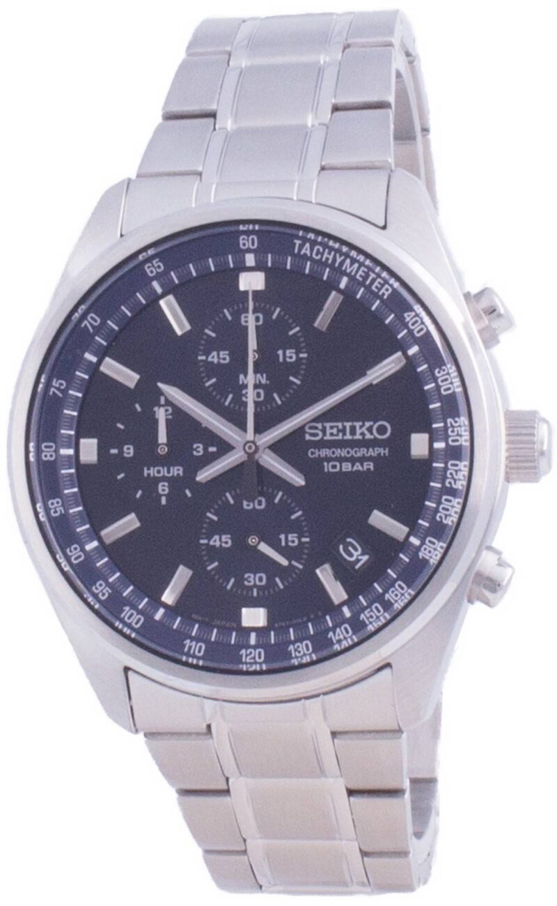Seiko Chronograph Quartz SSB377 SSB377P1 SSB377P 100M Men's Watch