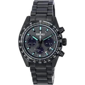 Seiko Prospex Speedtimer The Black Series Chronograph Solar SSC917P1 100M Men's Watch