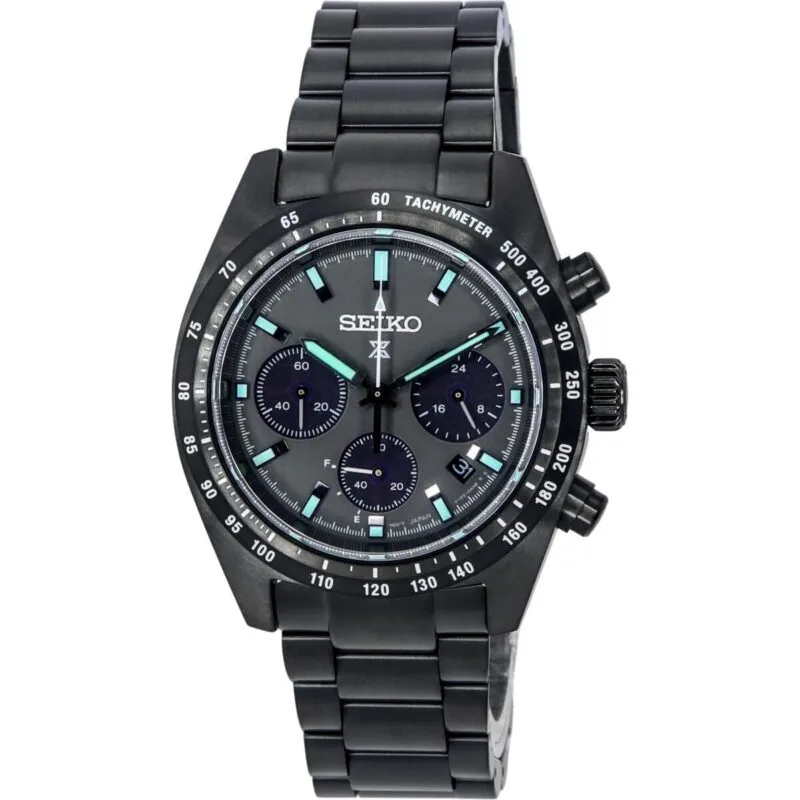 Seiko Prospex Speedtimer The Black Series Chronograph Solar SSC917P1 100M Men's Watch