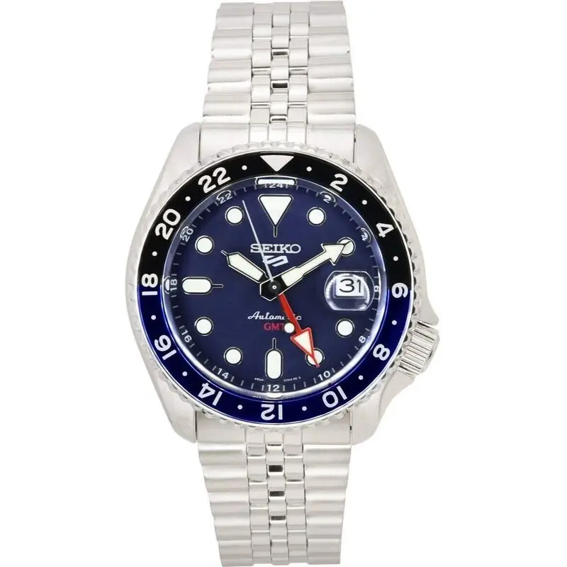 Seiko 5 Sports Blueberry GMT SKX Re-Interpretation Automatic SSK003 SSK003K1 SSK003K 100M Men's Watch