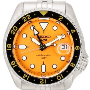 Seiko 5 Sports Mikan Orange GMT SKX Re-Interpretation Automatic SSK005 SSK005K1 SSK005K 100M Men's Watch