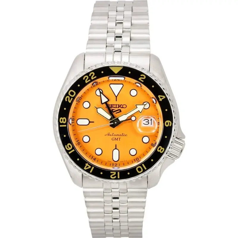 Seiko 5 Sports Mikan Orange GMT SKX Re-Interpretation Automatic SSK005 SSK005K1 SSK005K 100M Men's Watch