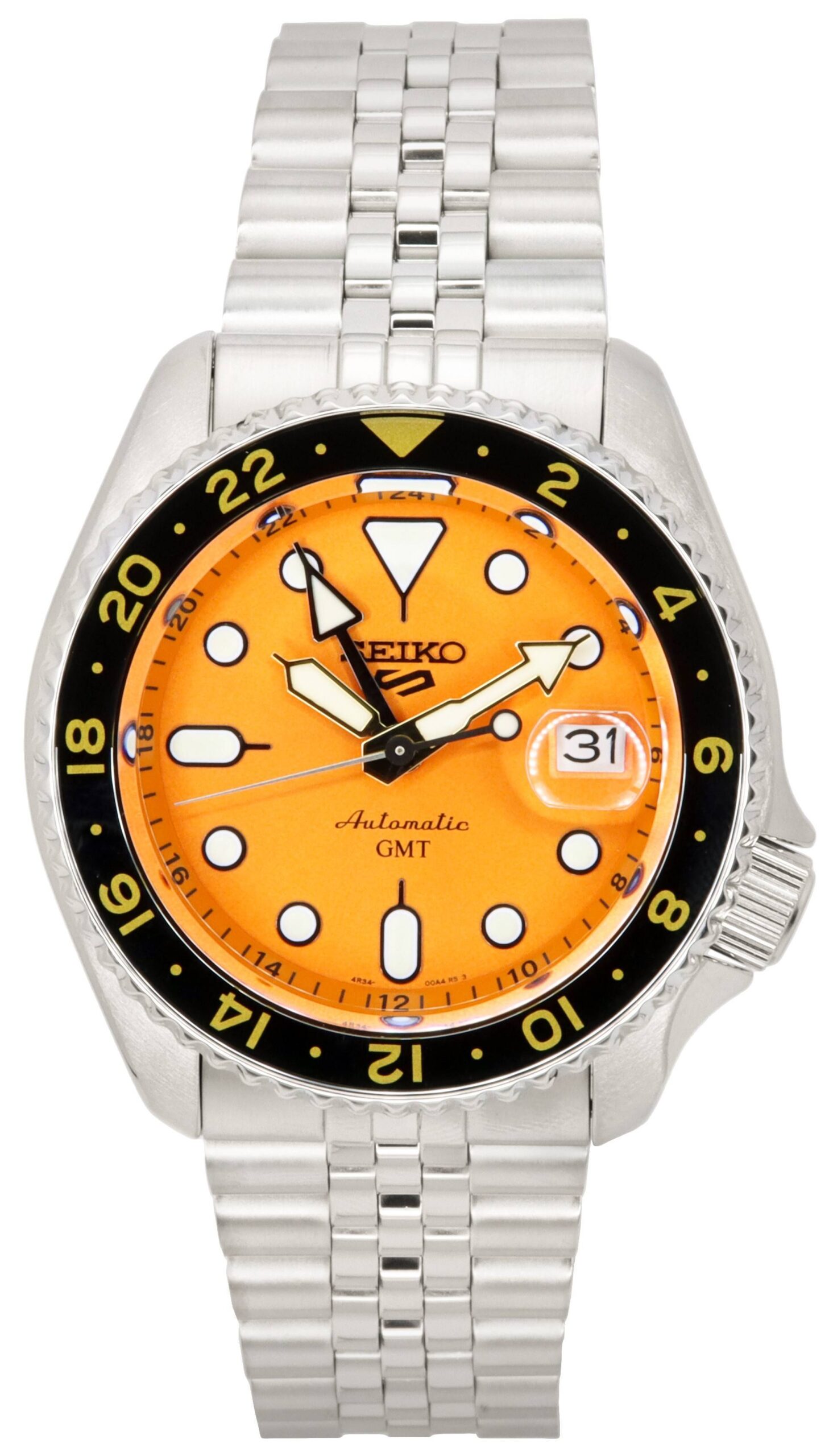 Seiko 5 Sports Mikan Orange GMT SKX Re-Interpretation Automatic SSK005 SSK005K1 SSK005K 100M Men's Watch 1 Seiko 5 Sports Mikan Orange GMT SKX Re-Interpretation Automatic SSK005 SSK005K1 SSK005K 100M Men's Watch