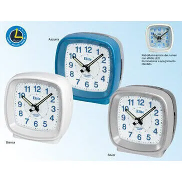 ELITE SVEGLIA ANALOGICA BLU / BLUE ALARM CLOCK (ST 4100BL) Unisex WATCHES