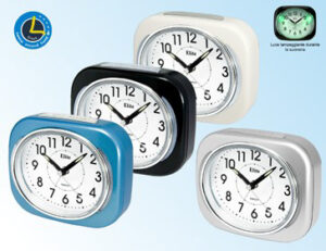 ELITE SVEGLIA ANALOGICA SILVER/ SILVER ALARM CLOCK (ST 5200S) Unisex WATCHES