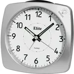 Elite Sveglia Silent Con Luce E Snooze - Argento - Silent Alarm Clock With Light And Snooze - Silver (ST4500_S) Unisex WATCHES