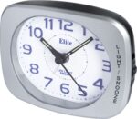 ELITE Sveglia silent con luce LED e snooze - ARGENTO - Silent alarm clock with LED light and snooze - SILVER (ST5520_S) Unisex WATCHES