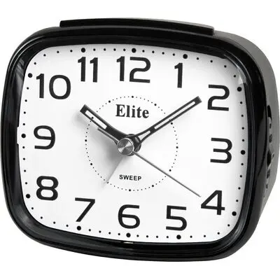 Elite Sveglia Silent Con Luce Led E Snooze - Nero - Silent Alarm Clock With Led Light And Snooze - Black (ST5630_B) Unisex WATCHES