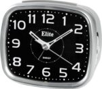 ELITE Sveglia silent con luce LED e snooze - ARGENTO - Silent alarm clock with LED light and snooze - SILVER (ST5630_S) Unisex WATCHES