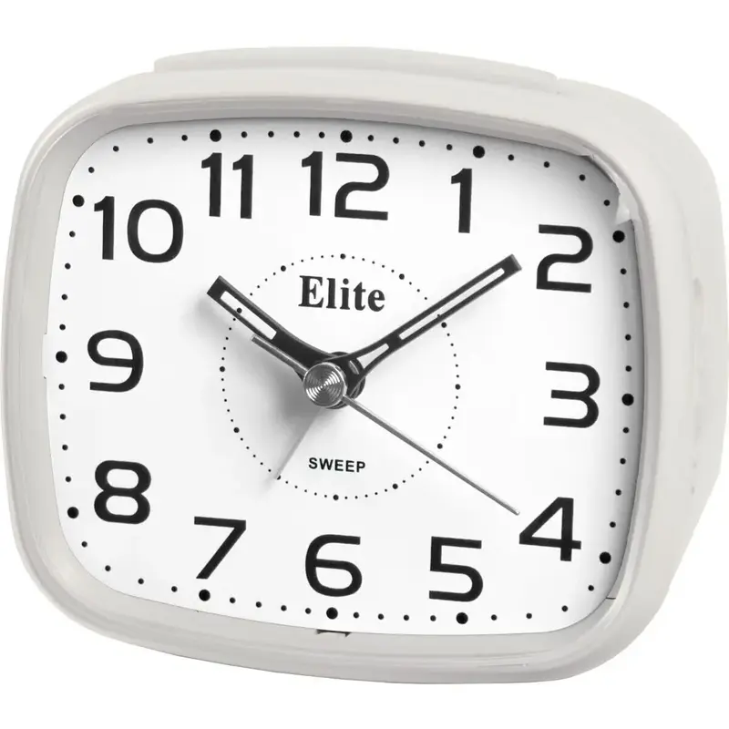 Elite Sveglia Silent Con Luce Led E Snooze - Bianco - Silent Alarm Clock With Led Light And Snooze - White (ST5630_W) Unisex WATCHES