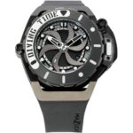 Mazzucato RIM Scuba Black Reversible Twin Dial Automatic SUB02-BKCG9 100M Men's Watch