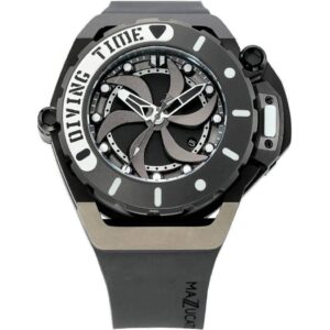 Mazzucato RIM Scuba Black Reversible Twin Dial Automatic SUB02-BKCG9 100M Men's Watch