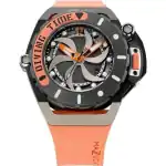Mazzucato RIM Scuba Orange Reversible Twin Dial Automatic SUB04-ORCG9 100M Men's Watch