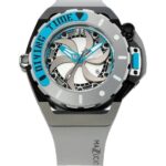 Mazzucato RIM Scuba Blue Grey Reversible Twin Dial Automatic SUB06-GY312 100M Men's Watch