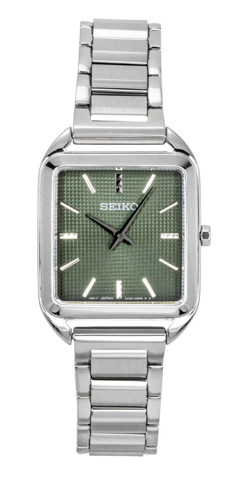 Seiko Essentials Stainless Steel Green Dial Quartz SWR075P1 Women's Watch 8 Seiko Watches Swr075p1 (SWR075P1) Watch