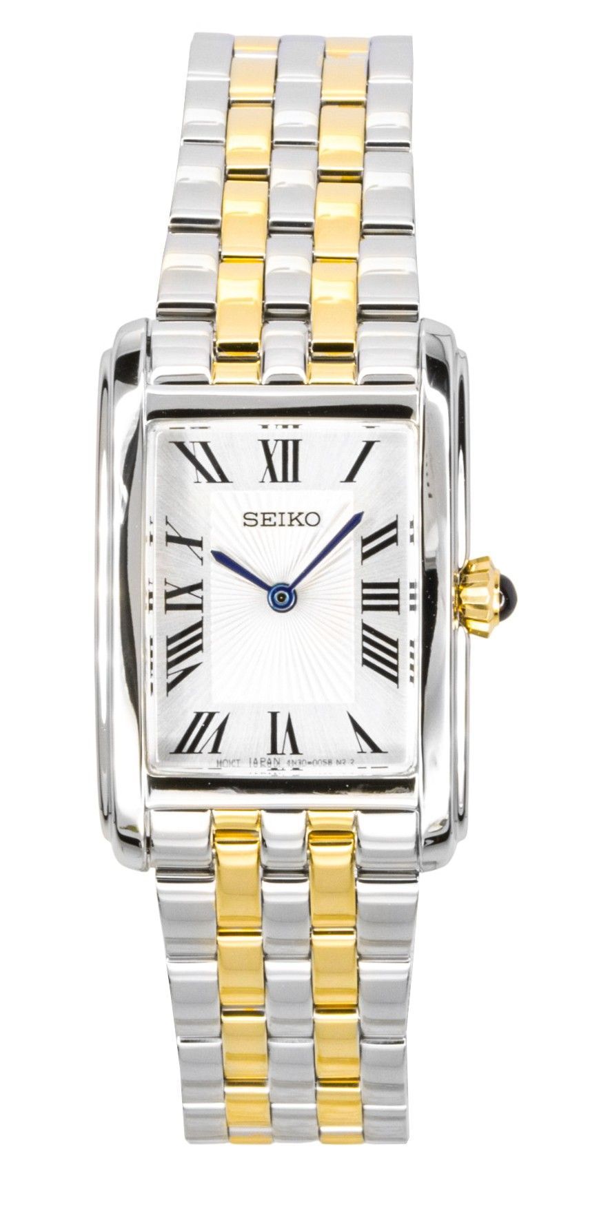 Seiko Two Tone Stainless Steel Silver Dial Quartz SWR087P1 Women's Watch
