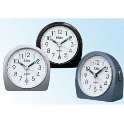 Elite Sveglia Analogica Nera / Black Alarm Clock (T 1923B) Unisex WATCHES