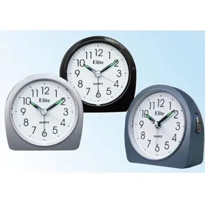 Elite Sveglia Analogica Nera / Black Alarm Clock (T 1923B) Unisex WATCHES
