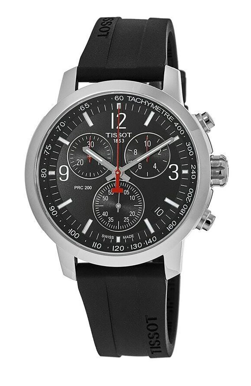 Tissot PRC 200 T-Sport Chronograph Black Dial Quartz Diver's T114.417.17.057.00 200M Men's Watch Tissot PRC 200 T-Sport Chronograph Black Dial Quartz Diver's T114.417.17.057.00 200M Men's Watch