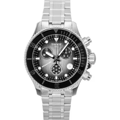 Tissot Seastar 1000 Chronograph Stainless Steel Black Dial Quartz Diver's T120.217.11.061.00 300M Men's Watch