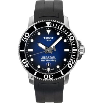 Tissot T-Sport Seastar 1000 T120.407.17.041.00 T1204071704100 Powermatic 80 Automatic 300M Men's Watch