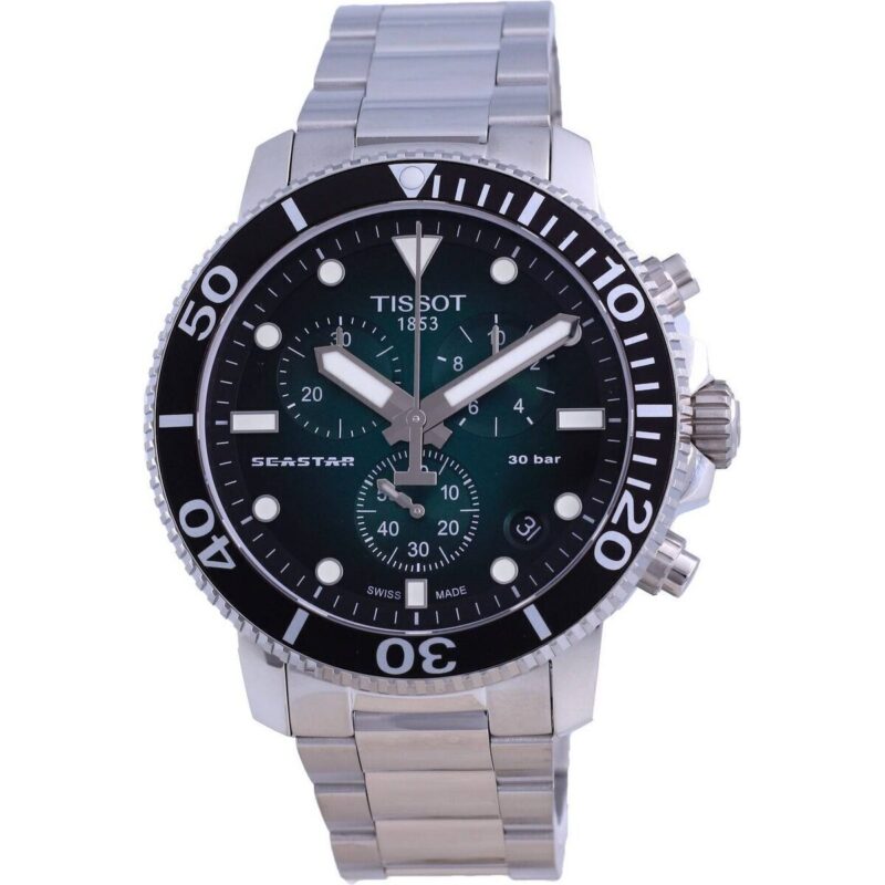 Tissot T-Sport Seaster 1000 Chronograph Diver's Quartz T120.417.11.091.01 T1204171109101 300M Men's Watch