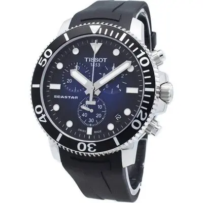 Tissot Seastar 1000 T120.417.17.041.00 T1204171704100 Chronograph 4 Jewels Quartz 300M Men's Watch