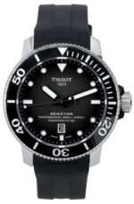 Tissot Seastar 2000 Professional Powermatic 80 Grey Dial Diver's T120.607.17.441.00 T1206071744100 600M Men's Watch
