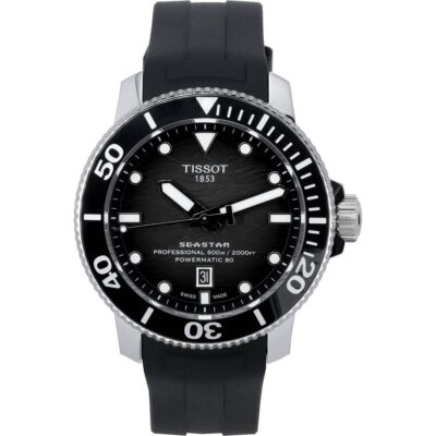 Tissot Seastar 2000 Professional Powermatic 80 Grey Dial Diver's T120.607.17.441.00 T1206071744100 600M Men's Watch