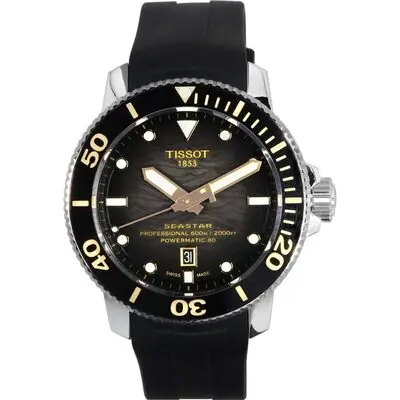 Tissot T-Sport Seastar 2000 Professional Powermatic 80 Diver's T120.607.17.441.01 T1206071744101 600M Men's Watch